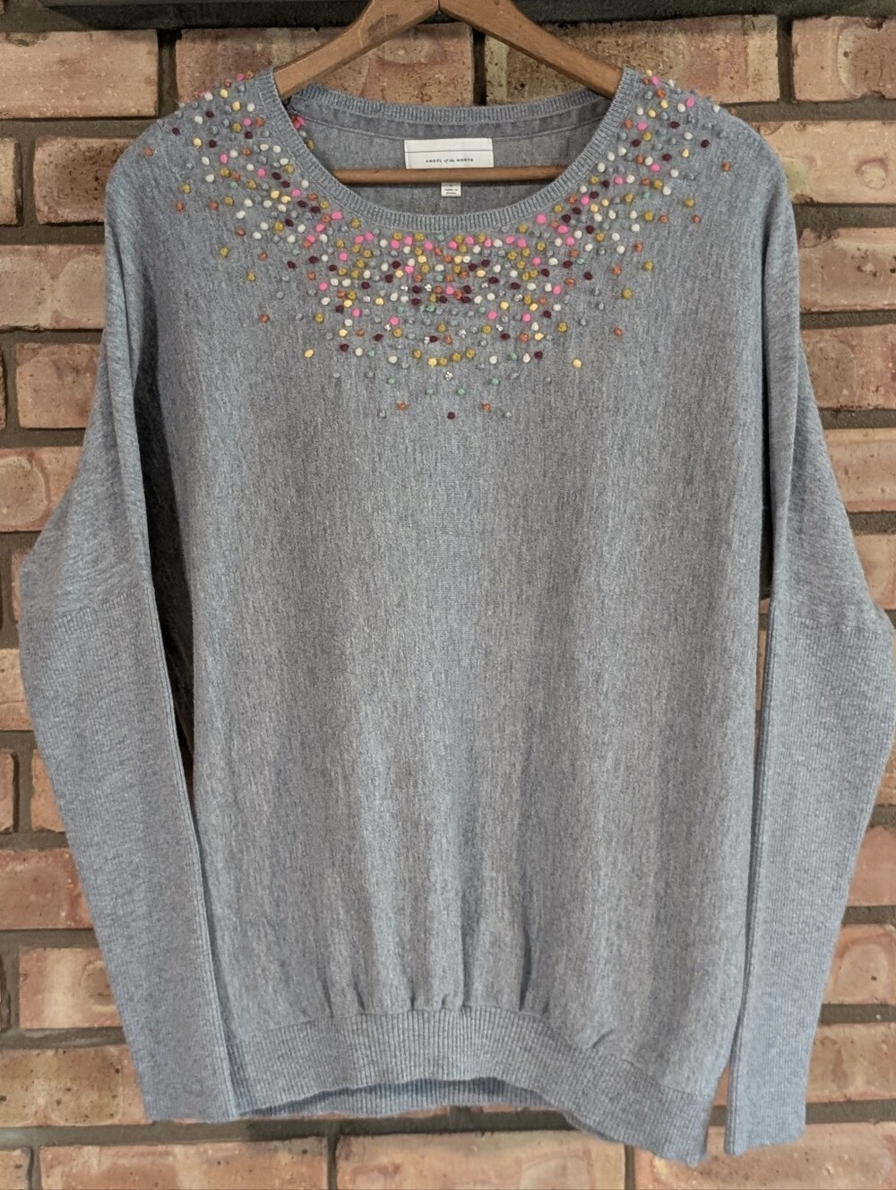 Anthropologie Angel of the North Confetti Sweater